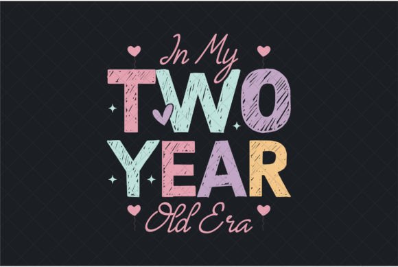 2 Birthday Girl Era Graphics for T-Shirt Designs