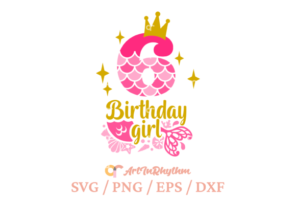 A Birthday Mermaid Design for Real Embroidery Projects