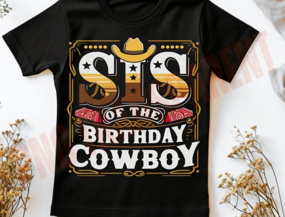 A Cowgirl Birthday PNG for Blog Graphics and T-Shirt Designs