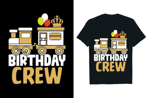A Designer's Review: BIRTHDAY CREW Graphics for T-Shirt Designs & Beyond