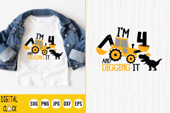 A Graphic Designer's Review of the I'm 4 & Digging It Dinosaur Design