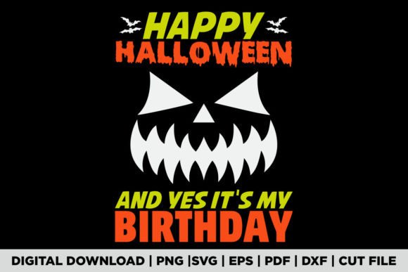 A Halloween Birthday Design for Casual Branding and Graphics