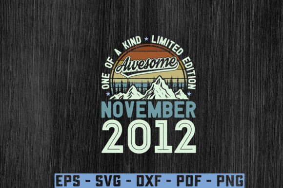 A Vintage Birthday SVG for T-Shirt Designs & Printable Graphics