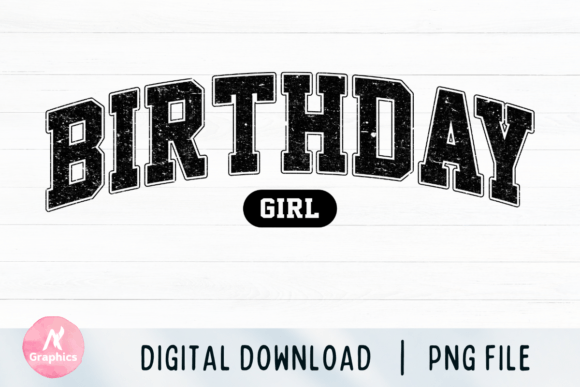 Birthday Girl Retro Varsity PNG: A Graphics & T-Shirt Design Review