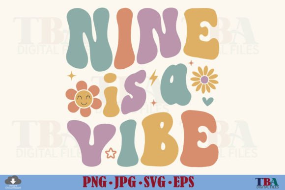 Nine is a Vibe: A Designer's Take on a Birthday Embroidery Asset